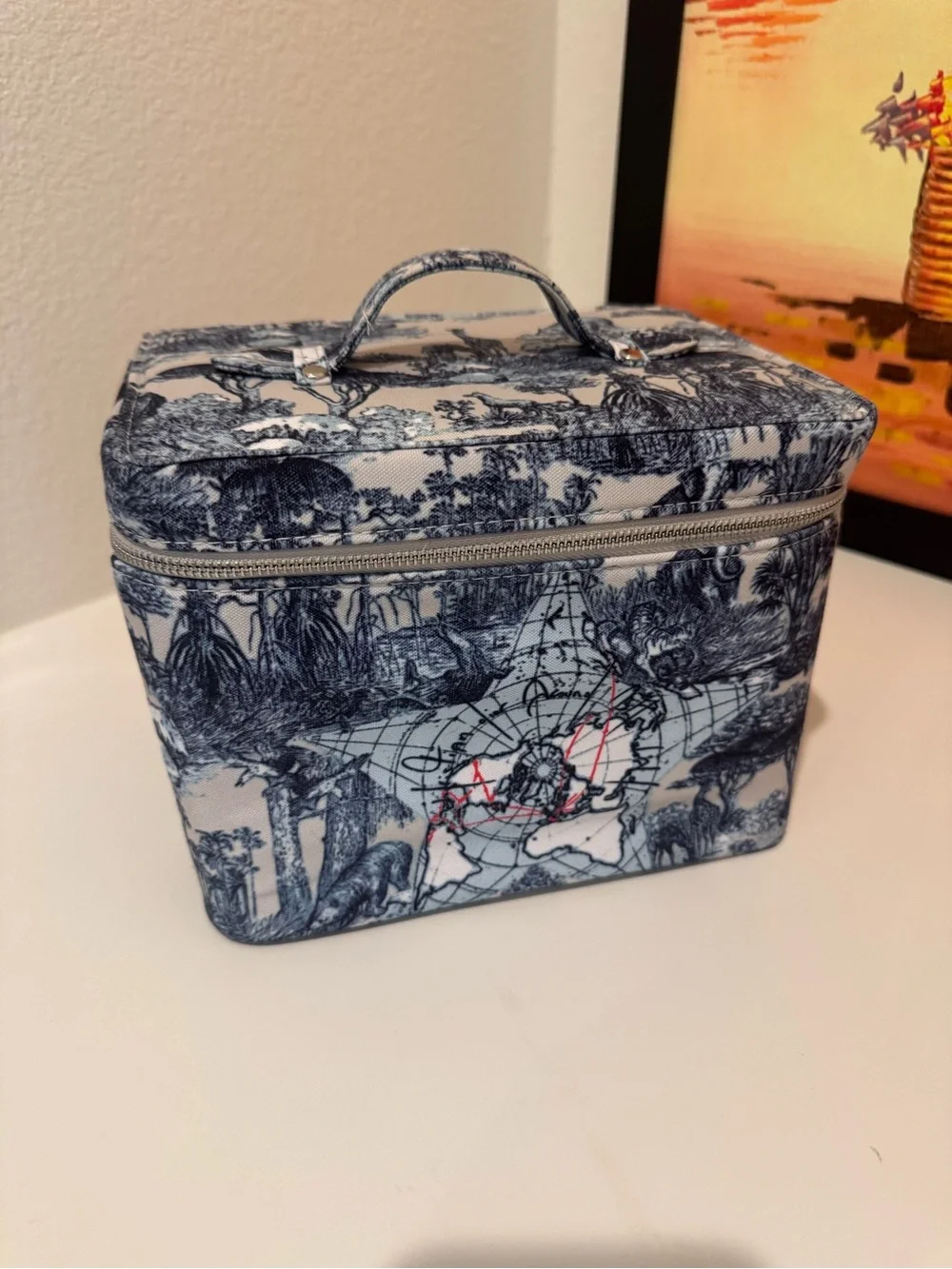 Dior Beauty Around the World Travel Cosmetic Case with Top Handle